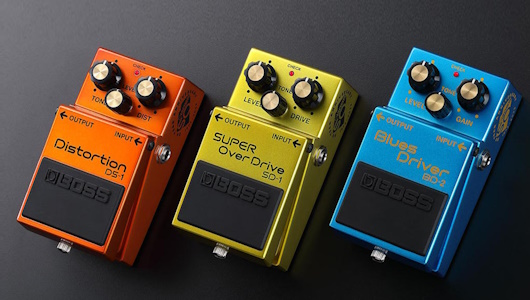 Boss 50 anniversary effects pedals