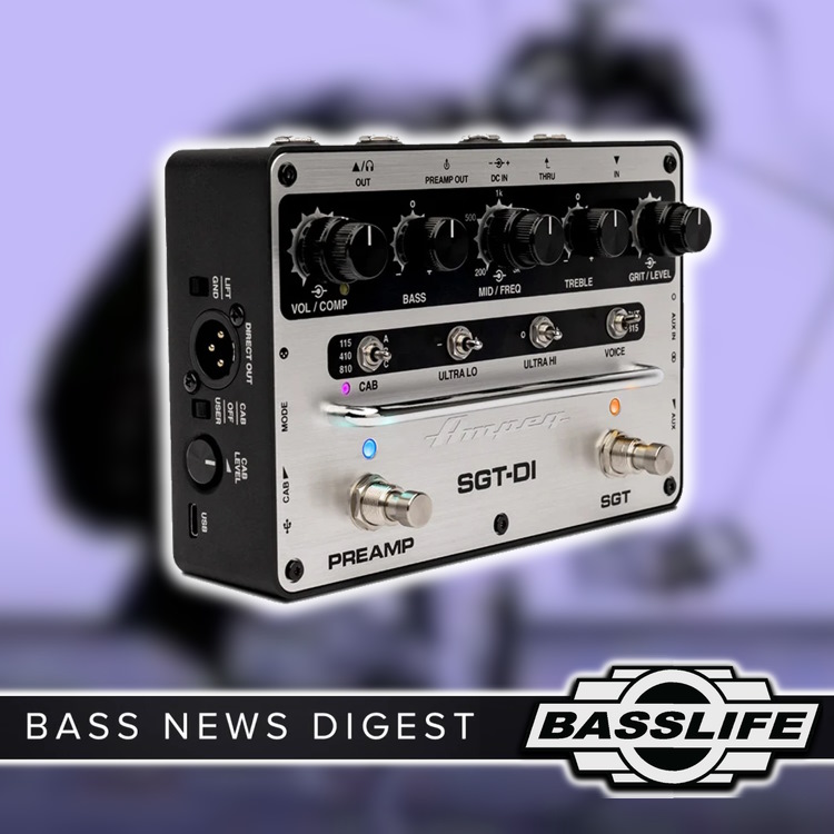 Bassweek #7: Ampeg SGT-DI is preamp,  Kiesel Aries 2 basses, Ed Sheeran and Cradle Of Filth collab, Positive Grid Spark GO amp